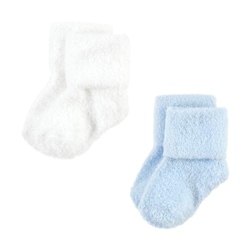 Image of Hudson Baby Baby 8-pack Cotton Rich Newborn and Terry Socks