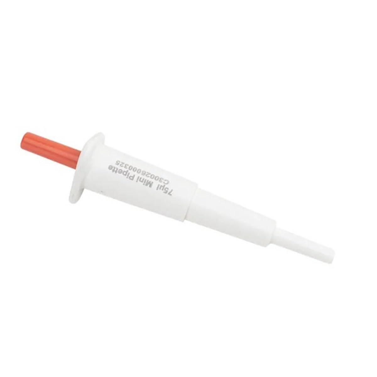Laborgeräte und -ausrüstung Mini-Pipette, manueller Kanal, festes Volumen, Pipette, Pointing Sampler, Mikropipette, 10/20/25/30/50/60/75/100/200ul(75ul(red))