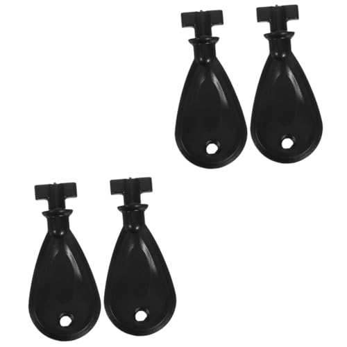 NAMOARLY 4 Pcs Tissue Box Universal Paper Key Tissue Dispenser Key Paper Dispenser Replacement Keys Commercial Toilet Key Paper Towel Key Replacement Paper Dispenser Key Black Abs
