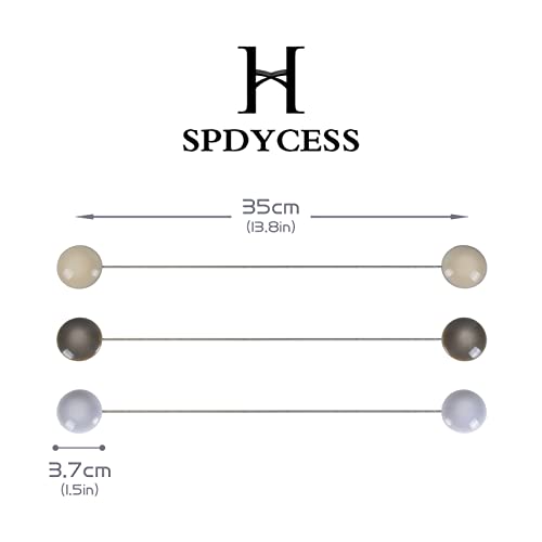 SPDYCESS 4 Pack Magnetic Curtain Tiebacks, Cat-eye Decorative Curtain Buckle Decorative Rope Holder for Home Office Hotel Window(Beige) - Image 3
