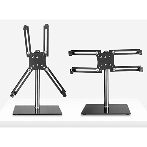 Support de table TV 12-24" pivotant 360° avec base en verre - 5