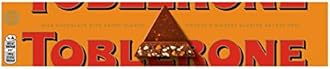 Toblerone Orange Twist Chocolate Bar, Swiss Chocolate with Honey and Almond Nougat, Treat for Sharing or Christmas Gifting 360 g (Pack of 3)