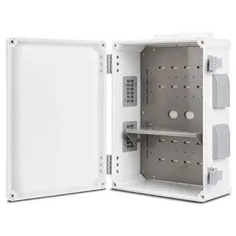 Namunanee Outdoor Electrical Junction Box, ABS Water Resistant Enclosure with Internal Mounting Panel & Hinged Cover (15