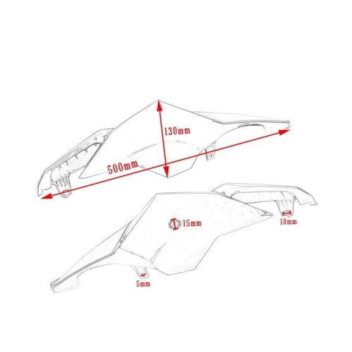 Aile carénage couvercle latéral CB650R look carbone premium - 7
