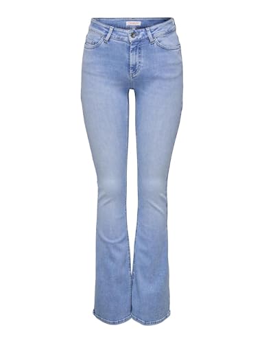 ONLY Hosen Damen Mid Flared Jeans
