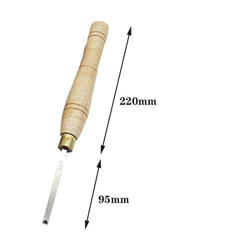 Herramienta de torneado para madera 3mm acero rápido miniatura 2