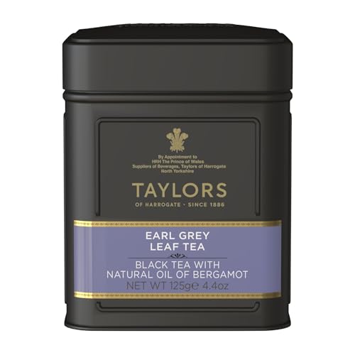 Taylors of Harrogate-Lata de Té Earl Grey en hoja - 125g
