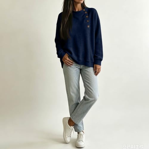 Crewneck Sweatshirts Women Fall Y2k College Fleece Pullover Sweatshirt - image 5