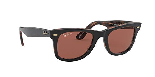 Image of Ray-Ban polarized Square Unisex Sunglasses (0RB2140|50.0 mm|Purple)