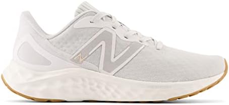 New Balance Women's Fresh Foam Arishi V4 Running Shoe, Summer Fog/Nimbus Cloud/Light Gold Metallic, 8 - 3