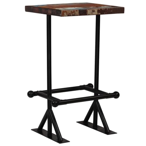 Mesa alta de bar con taburetes para ahorro de espacio en comedor 8