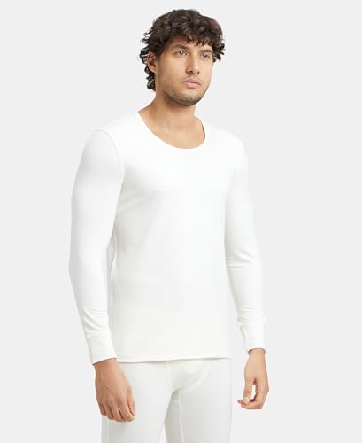 Image of Jockey 2604 Men's Soft Touch Microfiber Elastane Stretch Full Sleeve Thermal Undershirt with Stay Warm Technology