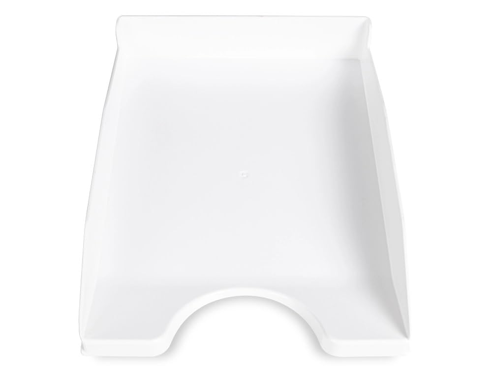 Ecogreen Office Paper Bandejas de Oficina Apilables 6 Piezas Organizador Escritorio Blanco Pastel