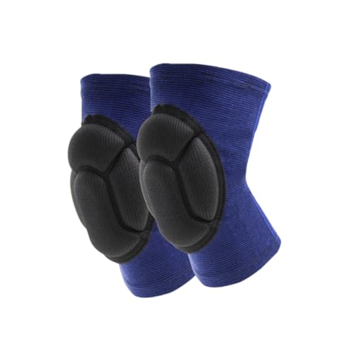 KALLORY Elastic Knee Support Protective Padding 1 Pair Sports Knee Pads for Catchers