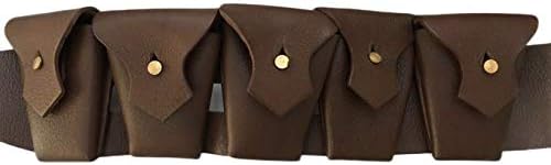 British P-1903 Leather Five Pocket Bandolier (Pebble Leather)