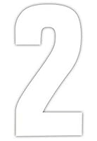 Algopix Similar Product 14 - 2 Large Wheelie Bin Number Self