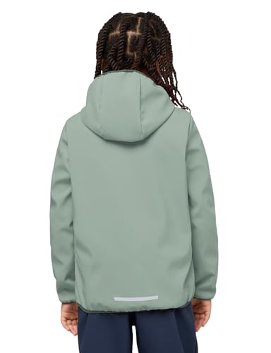 Chaqueta softshell para niño Jack Wolfskin Fourwinds cortavientos y transpirable 6