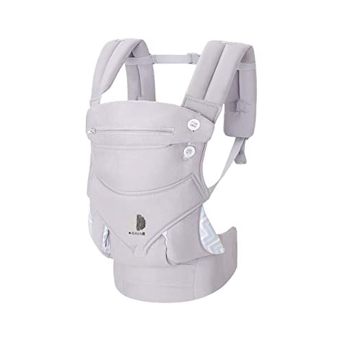 Mochila Portabebès ergonómico para Bebés niñas, 4 posiciones con capota extraíble/ajustable, de 4 meses a 18 kg. Acolchado para estar cómodo, Marsupios posición M y seduce a la mariposa.