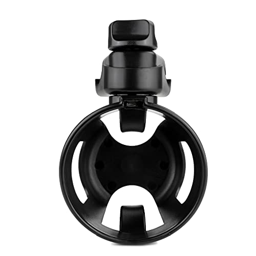 Galdem Universal Becherhalter 360° Gelenk und Anti-Rutsch-Befestigung/Fahrrad, Rollstuhl oder Kinderwagen Getränkehalter/Cupholder für Babyfalsche, Kaffeebecher und Trinkflasche