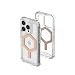 Produktbild URBAN ARMOR GEAR Plyo Hülle kompatibel mit Apple iPhone 15 Pro [Wireless Charging/Magnetisches Aufladen kompatibel, Sturzfeste Air-Soft Ecken, Erhöhter Rand] Ice (transparent) / Rose Gold