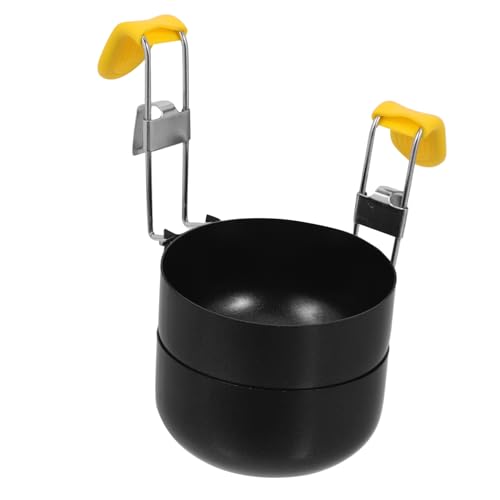 Mipcase 2 Piezas de huevos desayuno cocinando cazador furtivo antiadherente inoxidable acero vasos para escalfar huevos herramientas para cazadores furtivos de huevos planchar