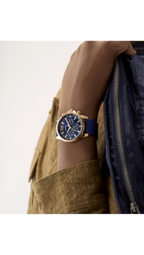 Image of GUESS Walker Analog Watch for Men with Round Dial & Water Resistant Man's Wrist Watches