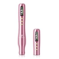 Biomaser TP006 2025 Drahtlose Semi-Permanent-Make-up-Maschine mit deutschem Präzisionsmotor, LCD-Touchscreen. Ideal für Augenbrauen, Lippen & Eyeliner. Für Profis & Einsteiger Pink