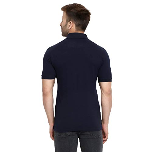Image of CHKOKKO Men's Polo Cotton Regular Fit Half Sleeves T-Shirt with Pocket