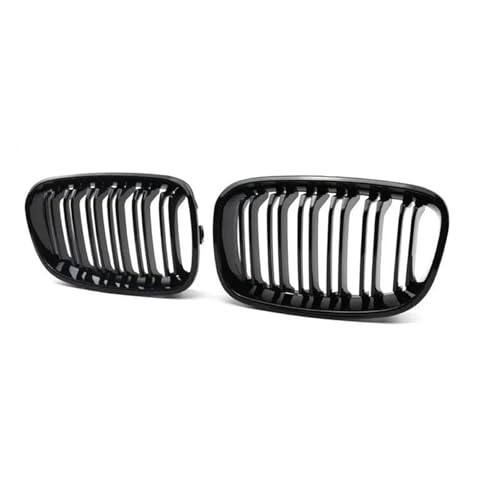 Calandre F20 F21 noir brillant grilles de pare-chocs avant double lame pour Série 1 2011-2014