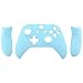 eXtremeRate Front Housing Shell + Side Rails Handles for Xbox One Controller (Model 1708), Heaven Blue Replacement Faceplate Parts with Back Panels for Xbox One X & One S Controller