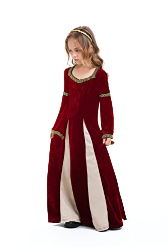 Disfraz Renacentista Medieval para Niñas Talla Small miniatura 3