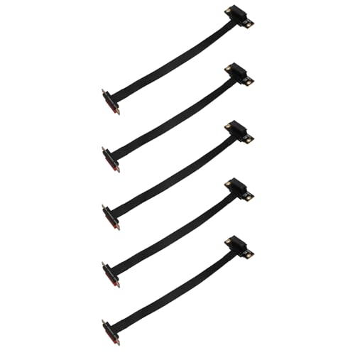 Bunggou 5X PCIE X1CU[P[ufA90xpPCIe 3.0 X1 - X1P[u8Gbps PCI Express 1XCU[J[h 20cm