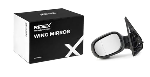 RIDEX Rétroviseur extérieur Gauche chauffant ajustable de l'intérieur asphérique Rétroviseurs complets électrique Compatible avec RENAULT Clio II 3/5...