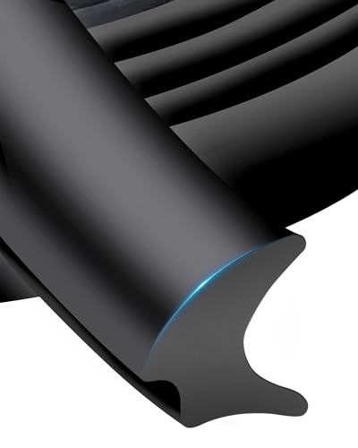 Upgrade RV Window Seal - 0.5 x 0.275inch Waterproof Rv Rubber Seal Strip Car Window Glass Edge Weather Stripping Windshield Locking Gasket for Camper Marine Boat Truck 10FT