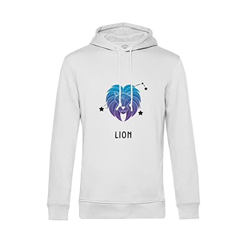 Sweat Lion astrologie en maille douce et chaude avec imprimé sidéral haute définition
