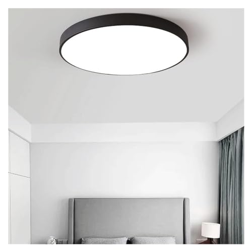 Plafonnier macaron auvent style minimaliste et industriel dark