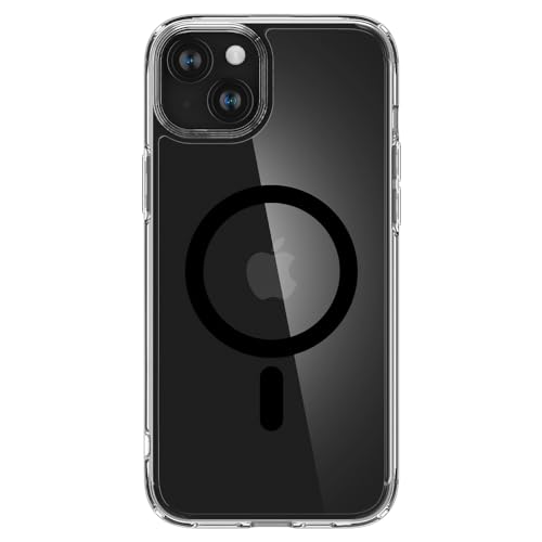 Image of Spigen Ultra Hybrid MagFit Back Cover Case Compatible with iPhone 15 /14 /13 (TPU + Poly Carbonate | Black)