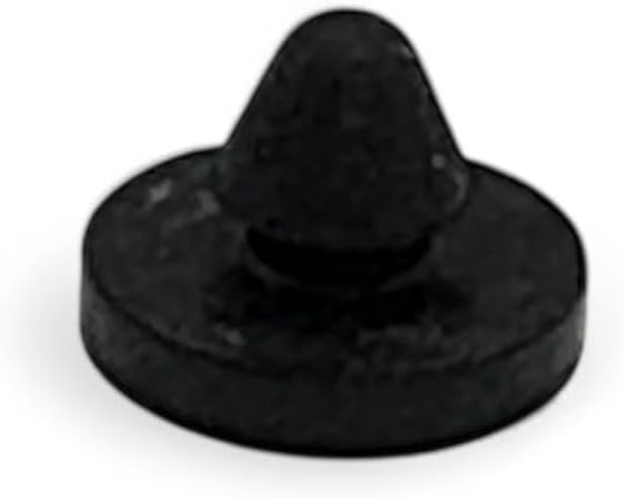 Push-in Ridged Stem Bumper Fits 3/16" Hole - 1/2" Diameter - 3/32" Height - 1/16" Panel Thickness (500 pack)