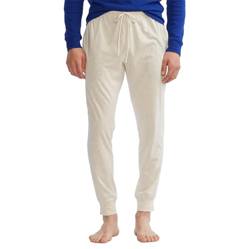 POLO RALPH LAUREN Relaxed Fit Lightweight Cotton Joggers Oxford Heather/Polo Black Pony Player LG