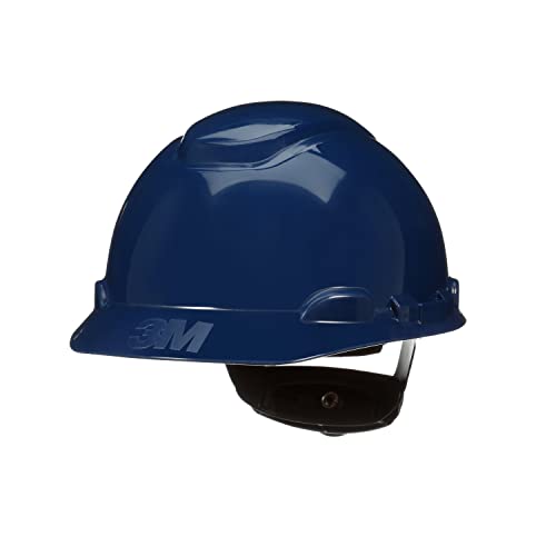 3M, Capacete de Segurança H-710, Secure Fit com Suspensão de Catraca e Sensor UV - Azul Escuro