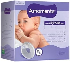 AMAMENTE Concha Para Preparação Do Mamilo Base Rígida (Pré-Parto)...