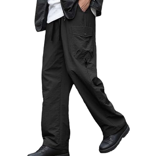 Pantalon cargo homme fluide pour équitation et sport décontracté