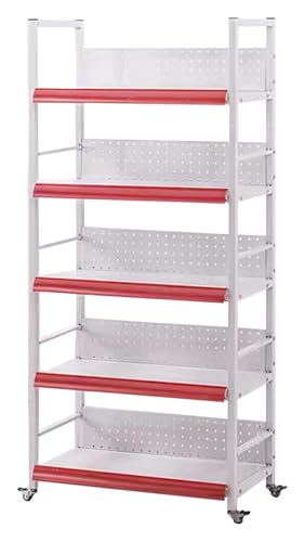 Scaffale di esposizione del metallo per lo scaffale mobile dei negozi per gli spuntini e le patatine fritte Apparecchio durevole del negozio della scaffalatura del metallo resistente Soluzione
