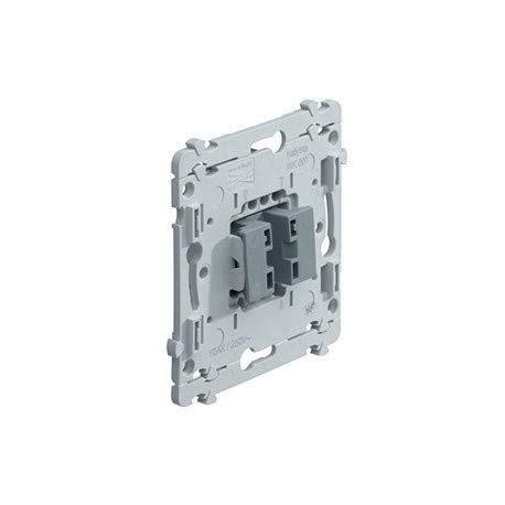 Interrupteur Va-et-vient Hager WS002 à Voyant - 10A 2 Modules Blanc