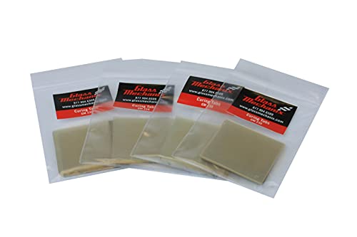 Glass Mechanix Curing Film Tabs, Pkg of 100, Windshield Repair tabs