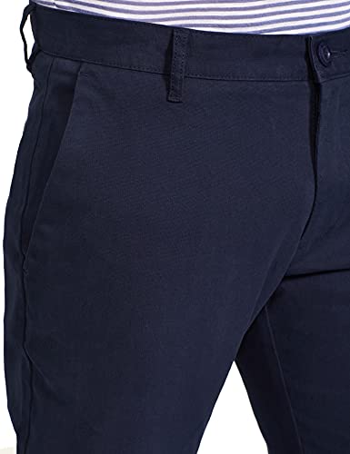 Image of Ruggers by Unlimited Men's Slim Fit Casual Trouser (RGMECTR20127B03 Dark Blue 32)