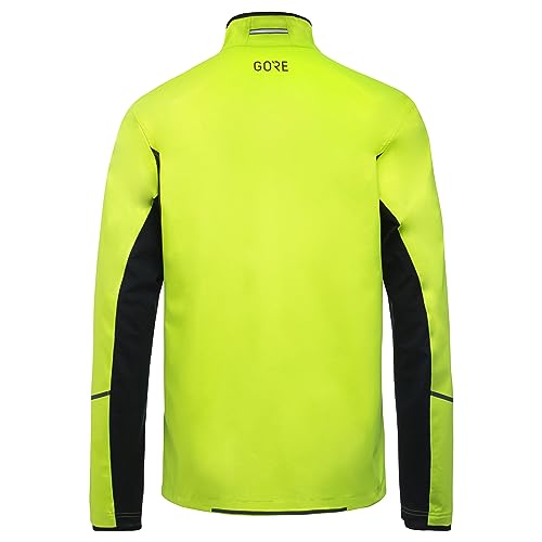 GORE WEAR Herren R3 Infinium Partial Jacke, Neon Yellow/Black, S EU – Ansicht 4