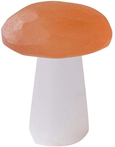 Namvo Natural Gypsum Mushroom Decoration Home Furnishing Crafts Office Desktop Decoration, Yellow