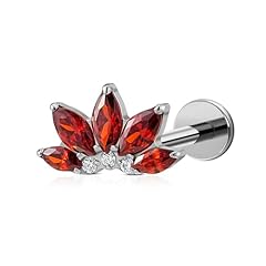 Flower CZ - Garnet - Tit