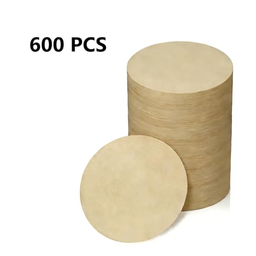 Unbleached Round Filters 600 Pcs